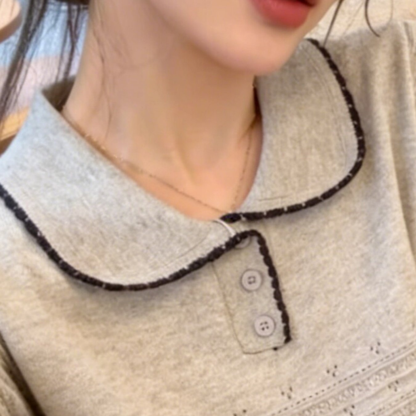 TEMU 여성용 봄/여름 신상 프렌치 레트로 폴로 칼라 반팔 라펠 다용도 칼리지 스타일 탑