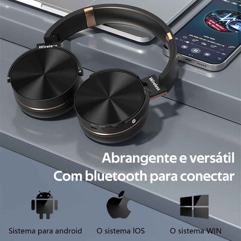 Fone de ouvido KODI sendo usado por uma pessoa