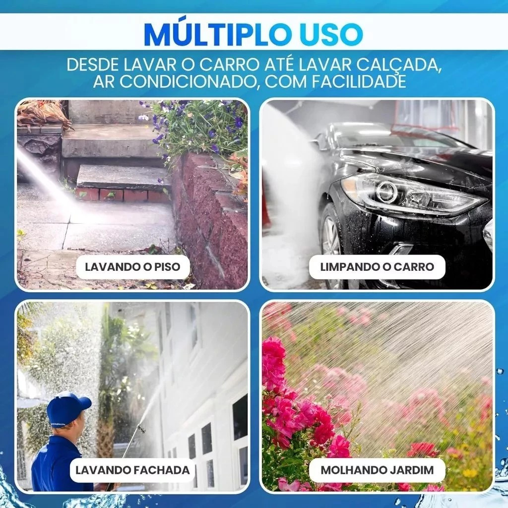 Detalhe do painel de controle da lavadora