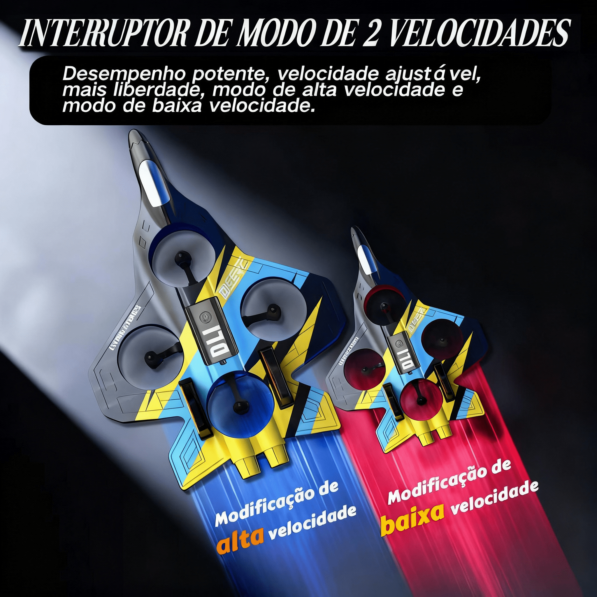 dli - aeronave telecomandada v32 foam, ideal   para crianças   para  !   caça a   telecomandado   vem com 1 bateria.   de dar   de 360°,   brinquedo acrobático   realizar   radicais, tornando-o um presente ideal para rapazes detalhes 2