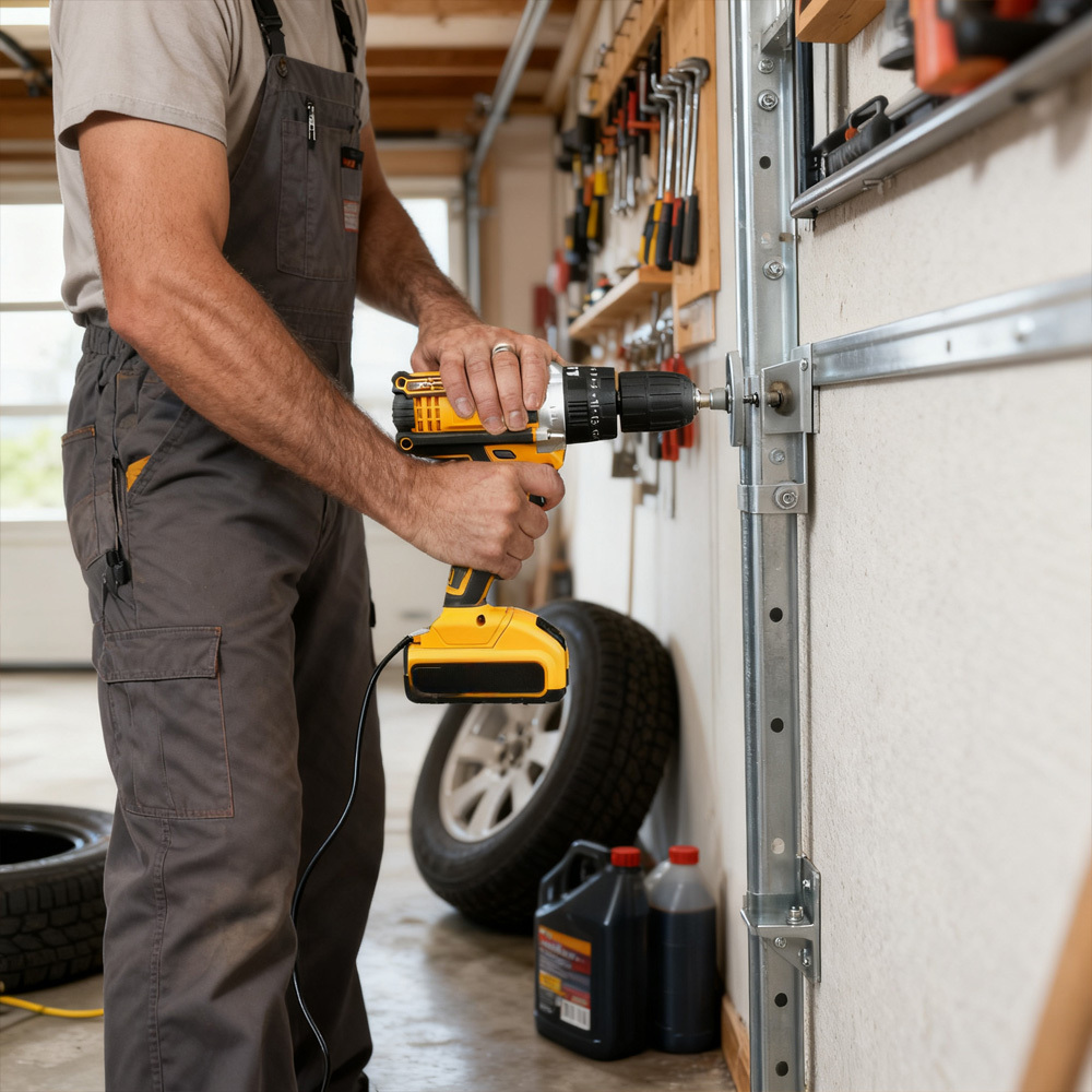 Parafusadeira com acessórios