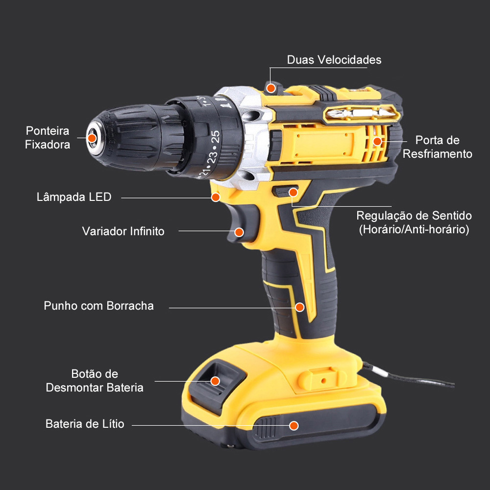 Baterias e carregador