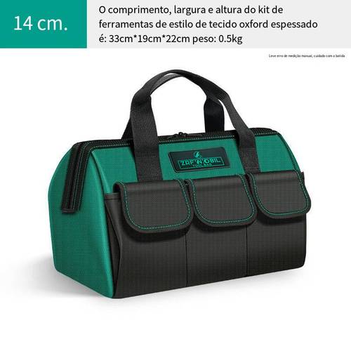 caixa de ferramentas profissional 14/16/18/20/23 polegadas - bolsa de armazenamento multiuso para ferramentas