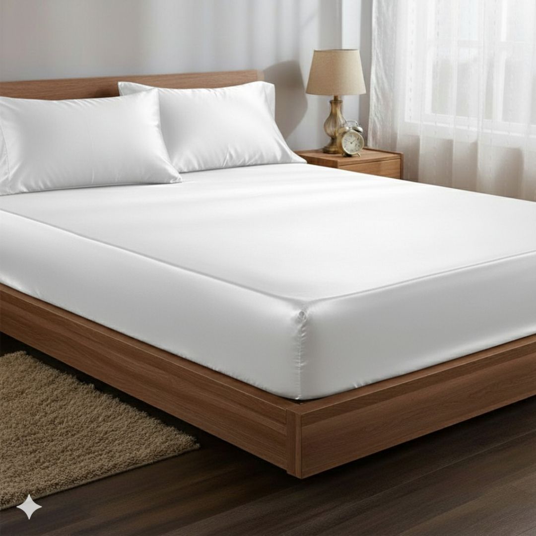 TEMU Jogo de Lençol King 3 Pçs Cetim Charmousse Luxo-image-82279762262672