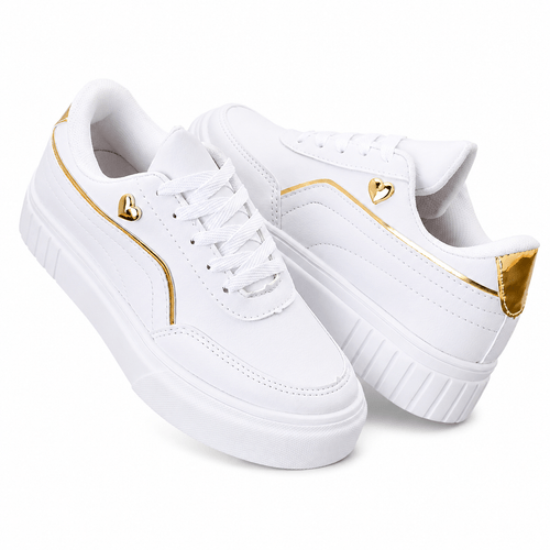 womens platform casual heart sneakers for walking strolling work and school