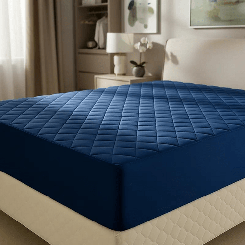 imagem do item protetor capa de colchão impermeável bloqueia 100% líquidos matelado tamanho de cama solteiro queen king