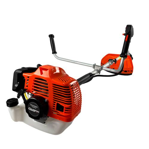 roçadeira a 52cc 2,5 bipartida profissional fak520rb, motor 2 , 28mm 9 estrias, aparador e cortador de para , com lâmina 3 , nylon e kit completo