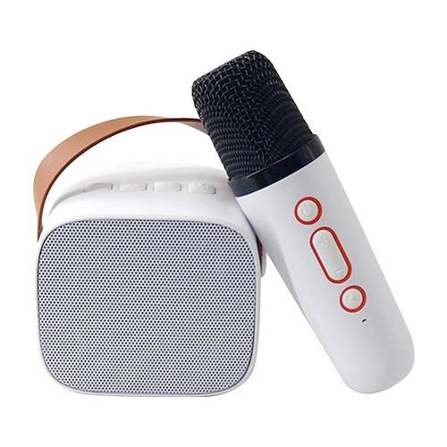 imagem do item caixa de som portátil de karaokê com microfone, 5w, bluetooth 5.0, qualidade de som