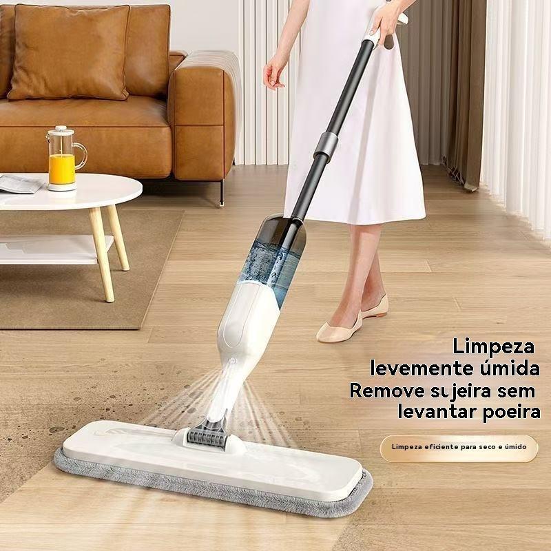 imagem do item mop spray com   de    , vassoura de limpeza para piso de madeira e cerâmica, mop sem balde, limpeza    