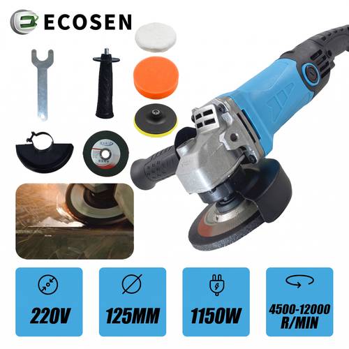 imagem do item lixadeira esmerilhadeira 4 1/2 125mm 1150w 110v/220v 4500-12000r/min