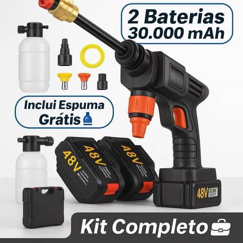 imagem do item kit de lavagem a high pressure com baterias de 48v