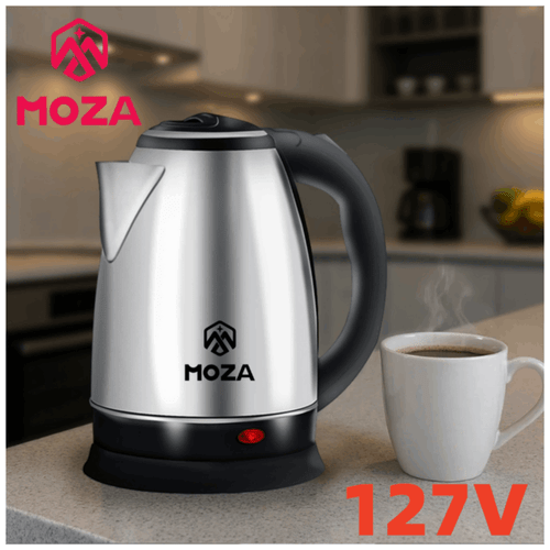 chaleira elétrica de aço inoxidável de 1,8 l, rapidamente, 127 v, adequada para dormitórios estudant