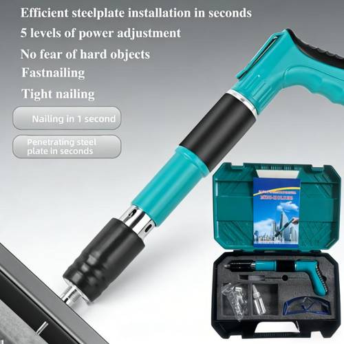 imagem do item kit de pistola de clavos multifuncional potencia herramienta para placas de aço, instalação de ar-condicionado e decoração