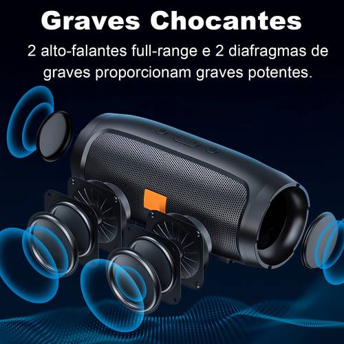 h006 caixa de som com bluetooth portátil sem fio aleatório