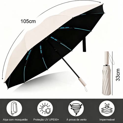 imagem do item guarda-chuva automático dobrável compacto, guarda chuva portátil anti-vento com abertura e fechamento automático, sombrinha resistente para viagem, trabalho, , cores variadas , , escuro, , rosa, leve de para homens e mulheres