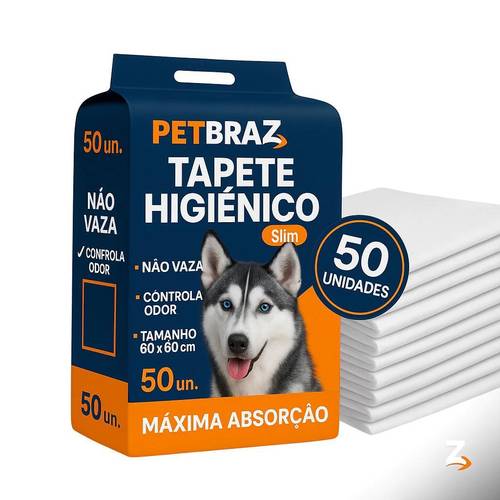 imagem do item tapete higiênico descartável para cachorro unidades 60x60 cm - pet cão pequeno