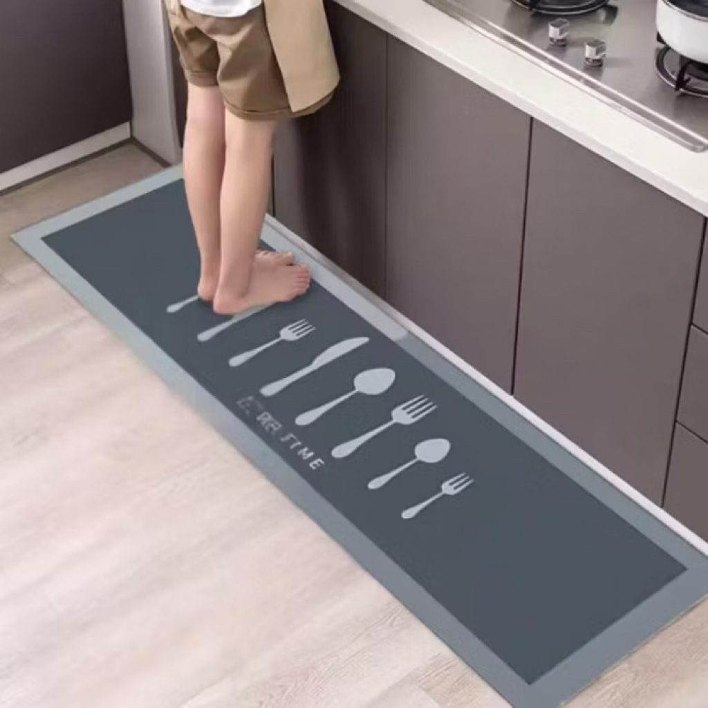 Tapete de Cozinha Absorvente: Microfibra de Secagem Rápida para Cozinha - imagem 1