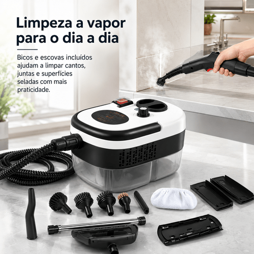 imagem do item limpadora a vapor multifuncional , mente eficiente na limpeza.