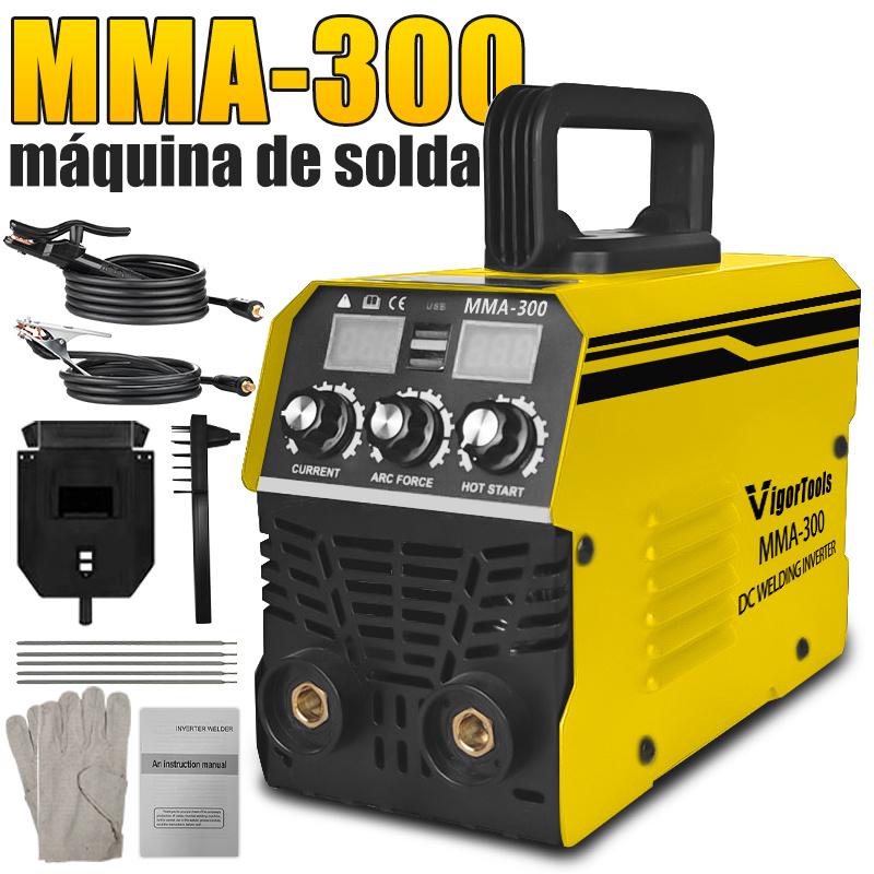 máquina soldar inverter   110v 220v igbt pantalla