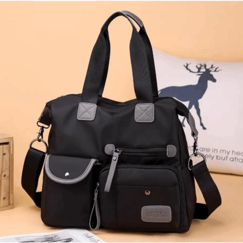 bolsa tote feminina uso de mão e com múltiplos compartimentos alça extra ajustável espaçosa para uso diário