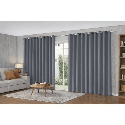 cortina léticia 6,00x2,80m | ideal para sala, quarto e escritório
