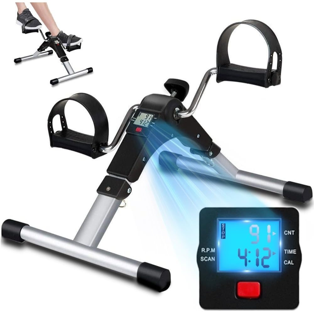 Mini Ciclo Bicicleta Bike Fisioterapia Idosos Braços Pernas。Bicicleta de exercício para pernas e braços: - imagem 1