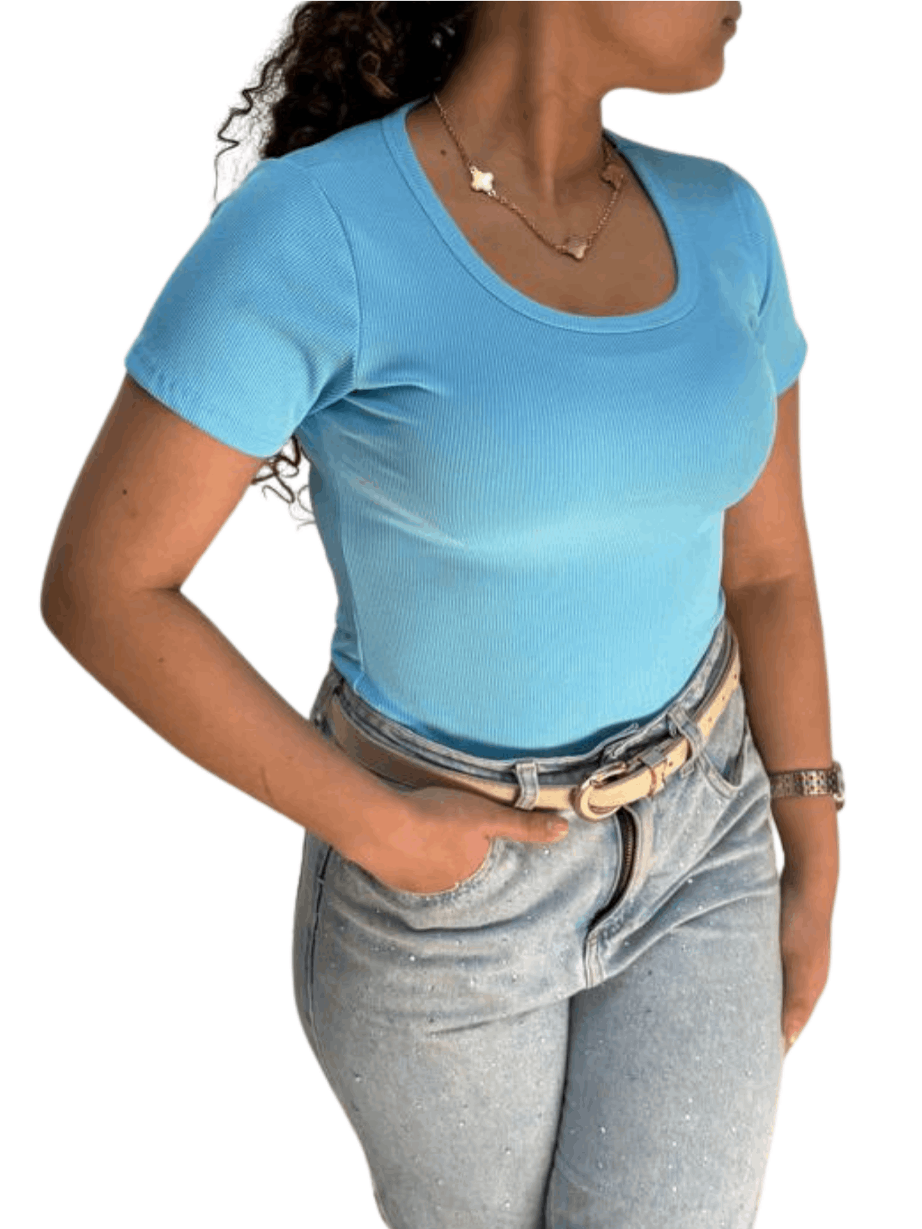 Blusinha casual verão frente