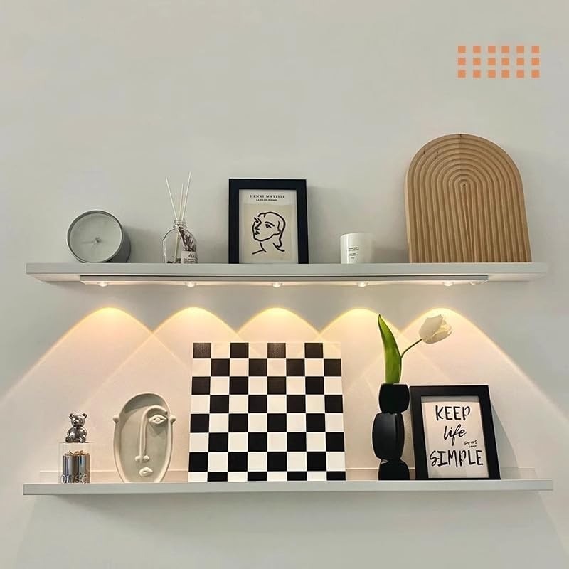 Luz LED sem fio preta com sensor de inteligência