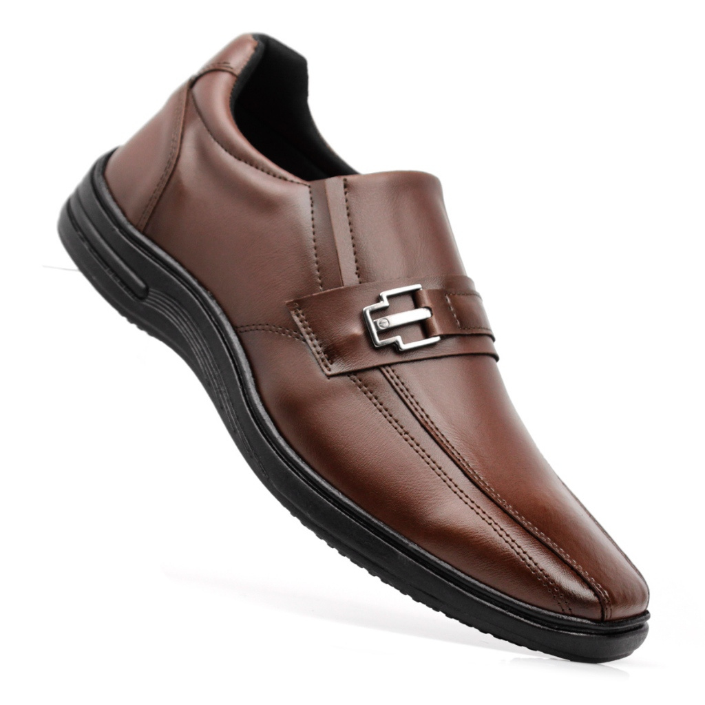 Sapato ortopédico preto com palmilha confortável