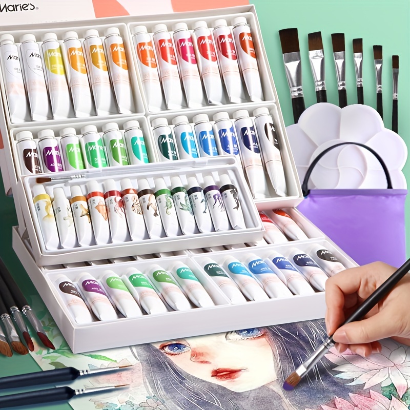 MEEDEN Watercolor Paints, Non-Toxic 24 x 12ml/0.4oz Lightfastness Water  Color Paint Set for Adult Artists