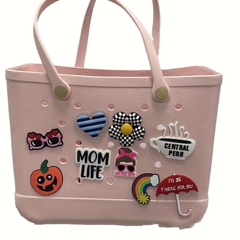 Bag Charm - Personalized Alphabet Shaped Tote Bag Accessories For Stylish  Decoration And Easy Identification - Temu