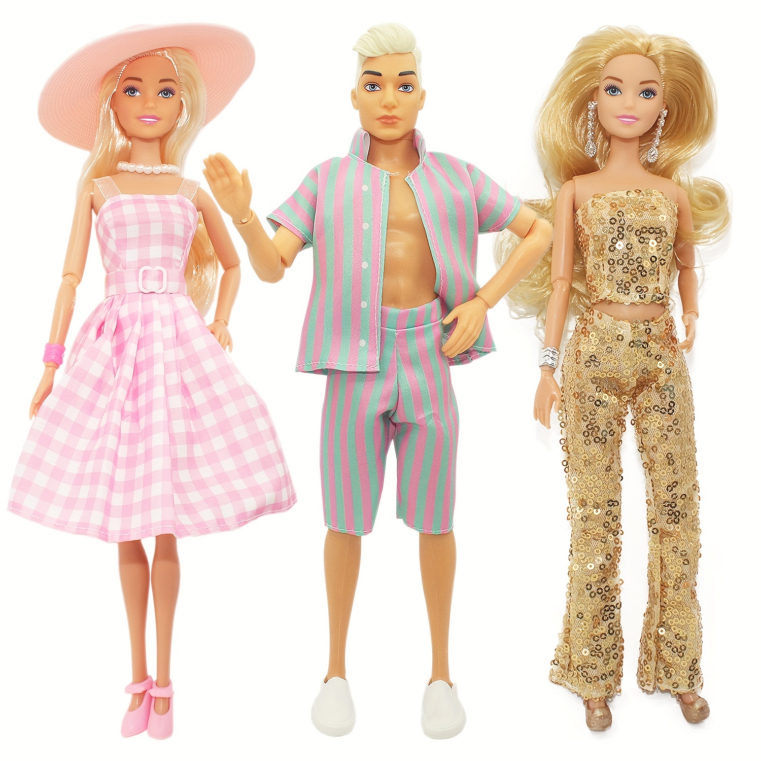 Super Kit De Roupas Para Boneca Barbie e Namorado Ken - Vestidos Longos  Conjuntos na Americanas Empresas