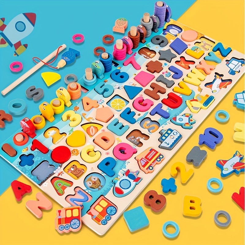Acheter Puzzle 3d en bois pour enfants, jouets de dessin animé, trafic  d'animaux, jouets éducatifs précoces pour enfants