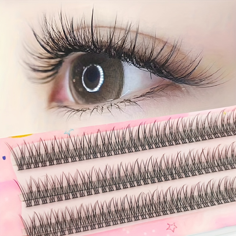 L Curl Super Cluster Eyelash Extension Fluffy Soft Cross Lashes