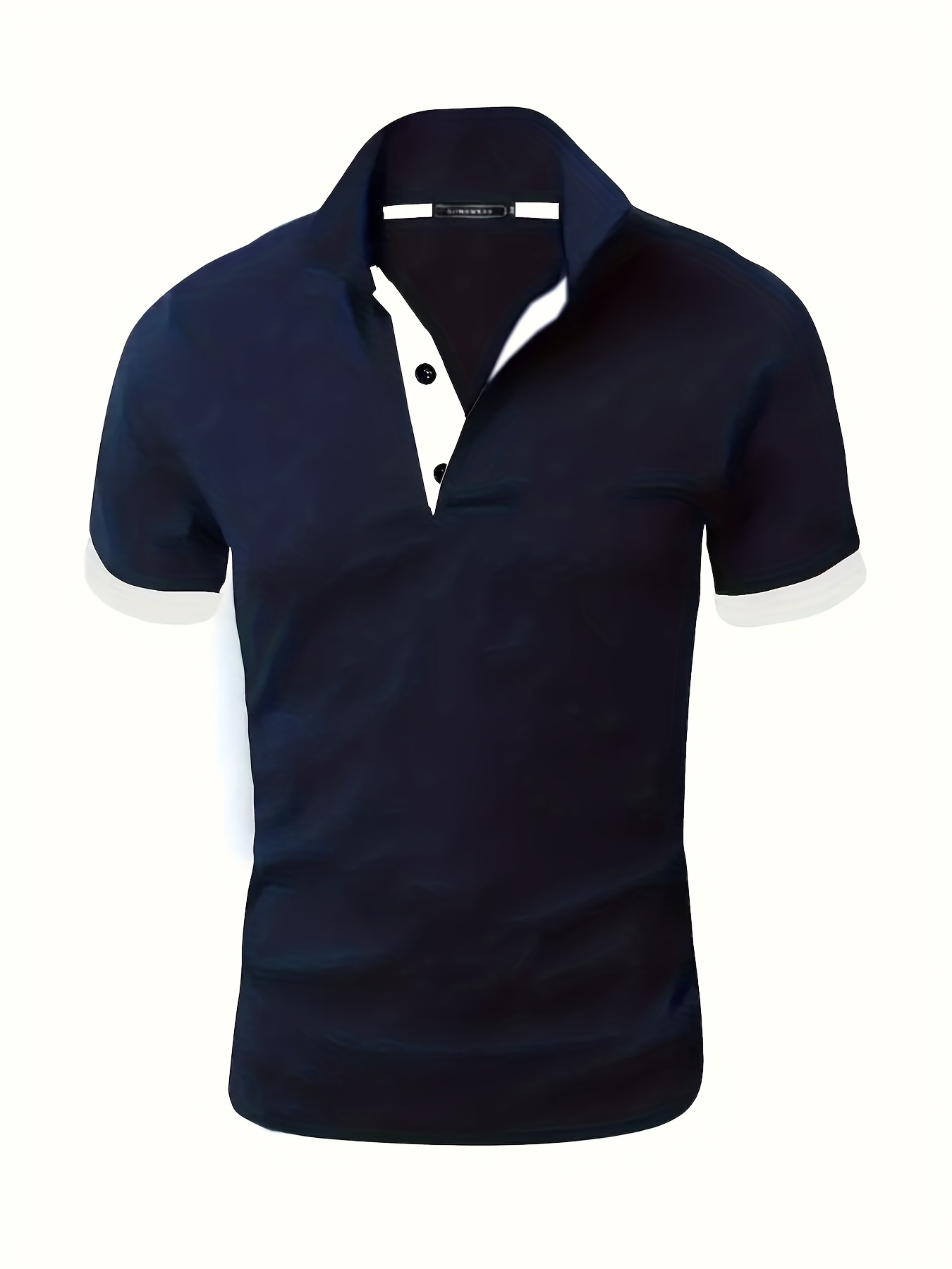 Navy blue clearance collared shirt mens