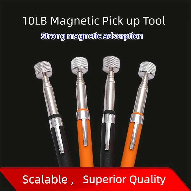 Outil de ramassage magnétique, bâton magnétique télescopique (2lb 5lb 8lb  10lb)