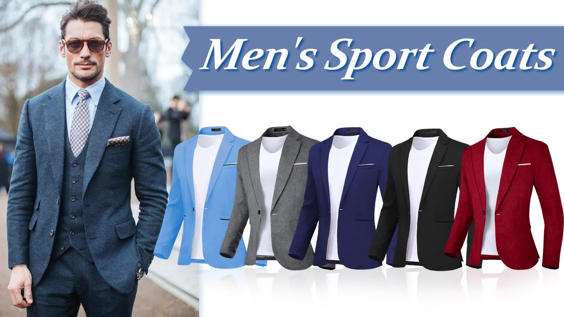 YUNCLOS Men's Slim Fit Casual 1 Button Notched Lapel Blazer Jacket Black at   Men's Clothing store