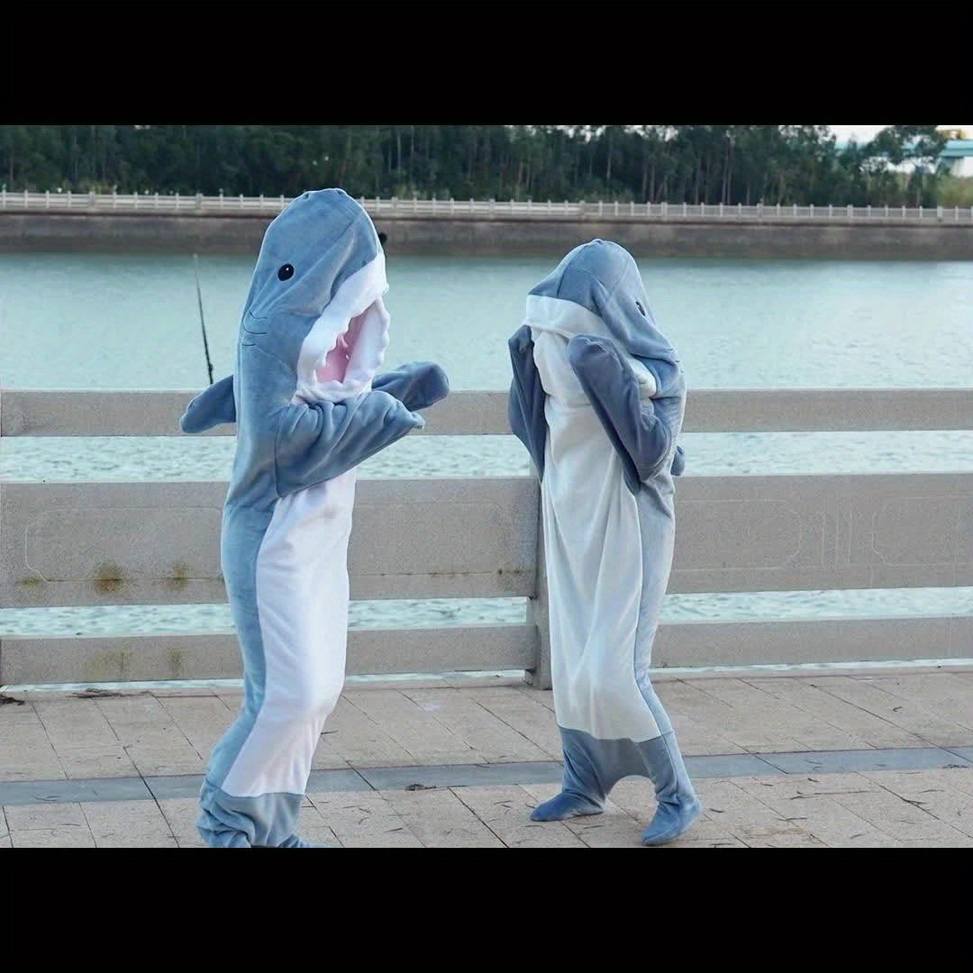 Mono Capucha Tiburón Dibujos Animados Festival Música Pijama - Temu