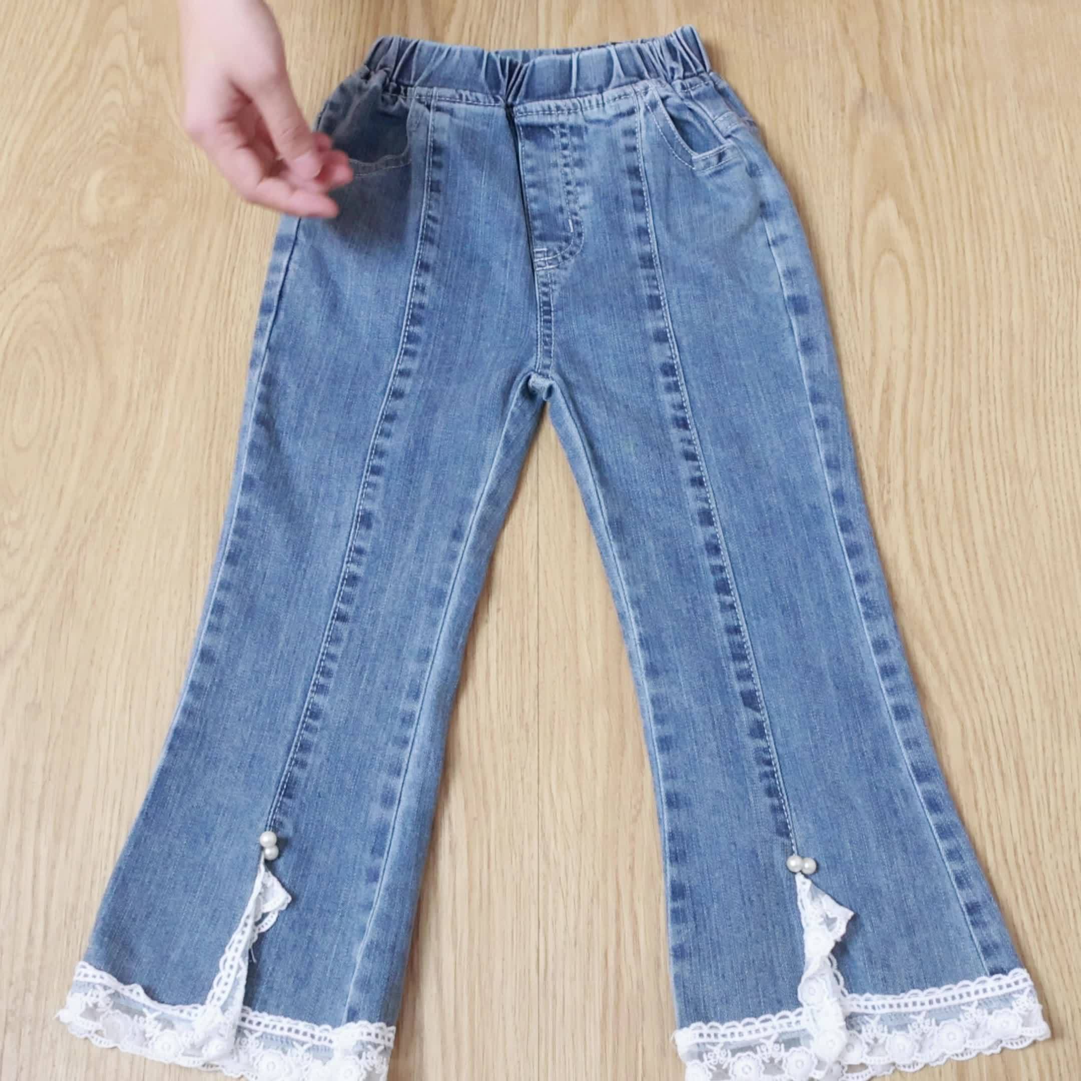 Women Flare Jeans Spring Autumn Fashion Casual Wide Leg Bell