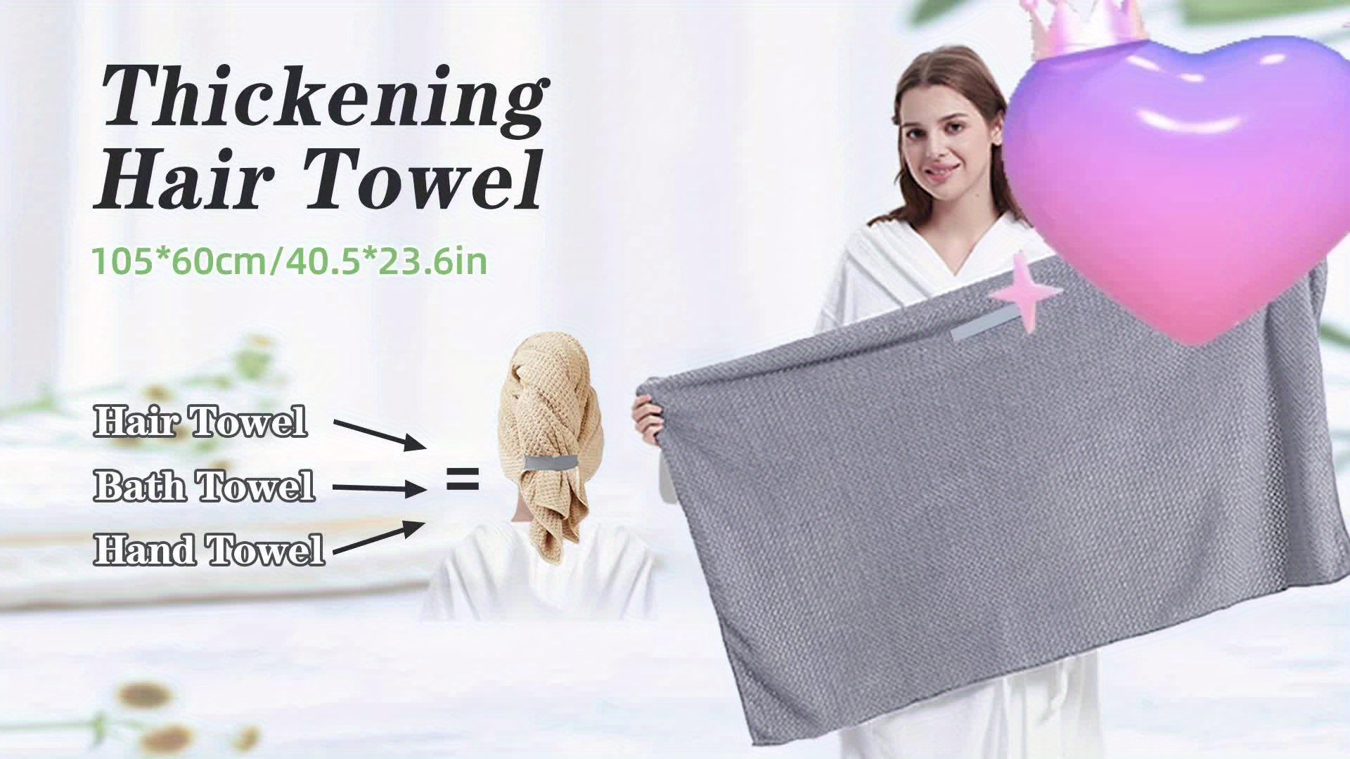 Disposable Hair Towels For Women 27.6 Inch X 11.8 Inches Each Super  Absorbent Hair Big Beach Towels Extra Large Bath Towel Set - AliExpress