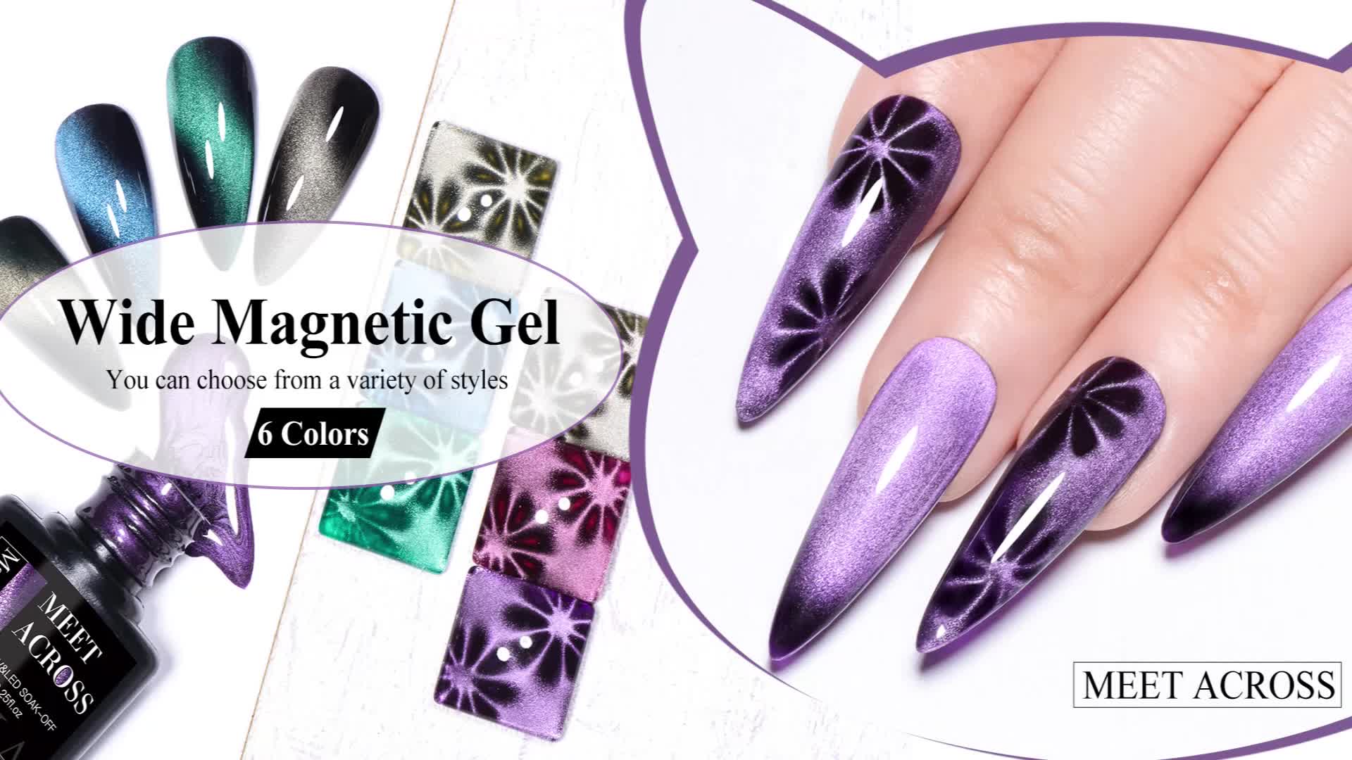 Cat Eye Gel Shell Magnetic Gel Polish Magic Wide Cat Eye Gel - Temu