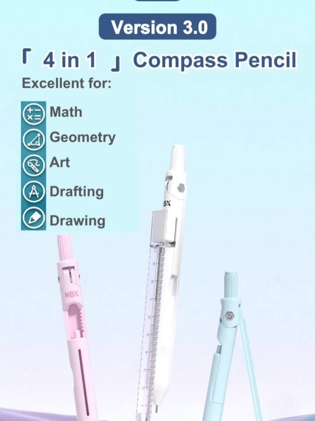 The Third Generation Multifunctional Compass Pen Automatic - Temu