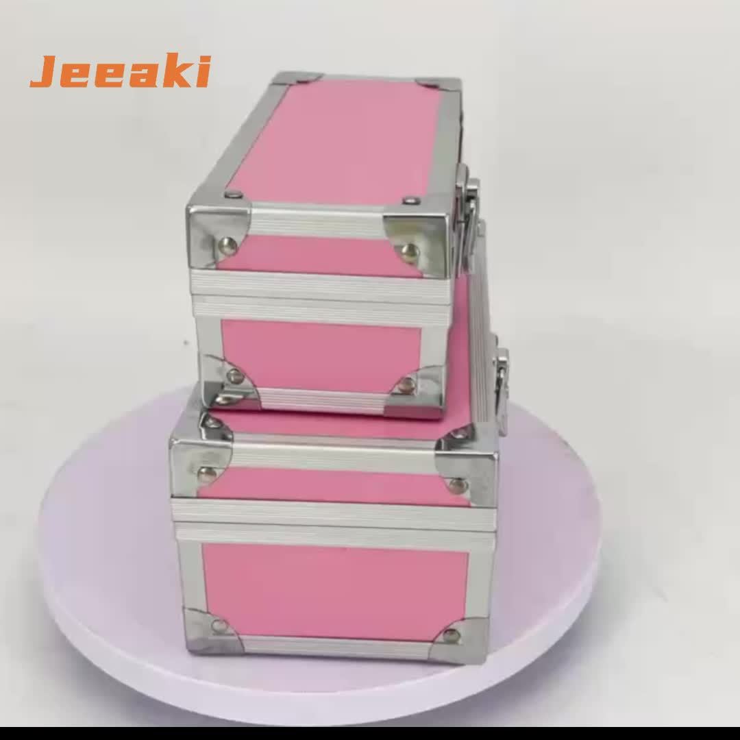 Lockable Cash Box With Currency Tray - Aluminum Alloy Money Storage Organizer