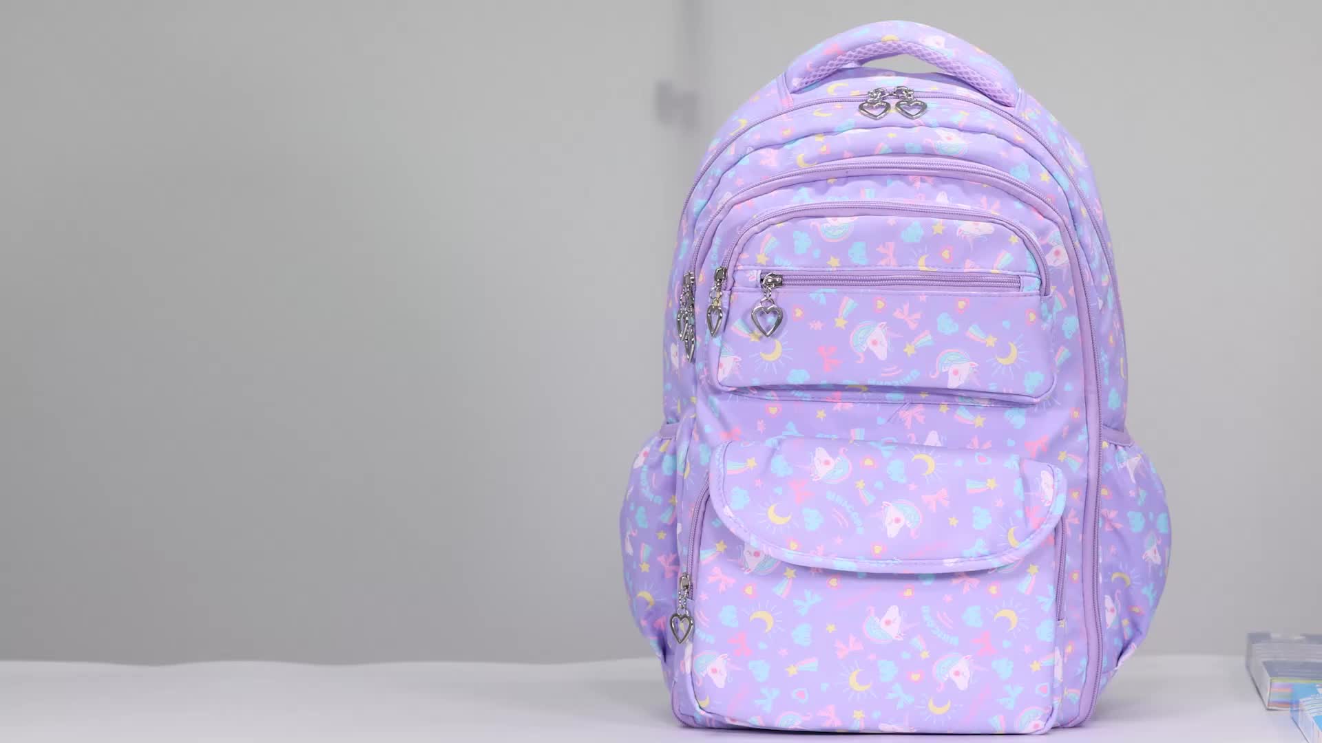 Children's Backpack with Openning Refrigerator for Primary School