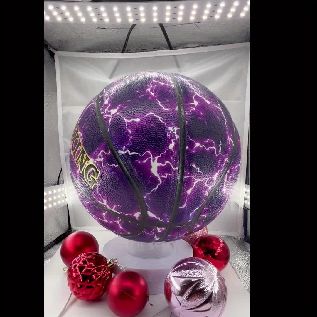 Purple Lightning Series Basketball For Daughter