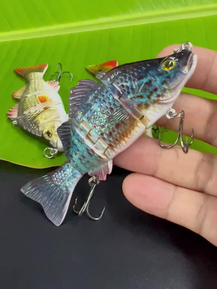 4inch Peacock Bass Lures New Fishing Multi Jointed Swimbaits - Temu Canada