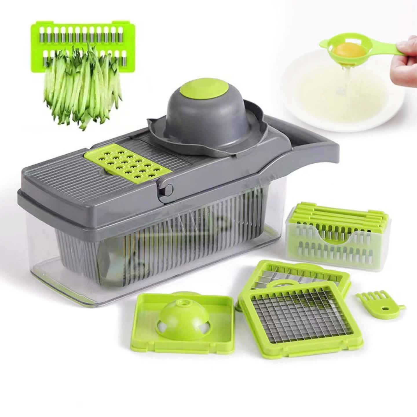 1pc Multi-functional Kitchen Vegetable Slicer, Spiralizer For Quick  Chopping And Grating