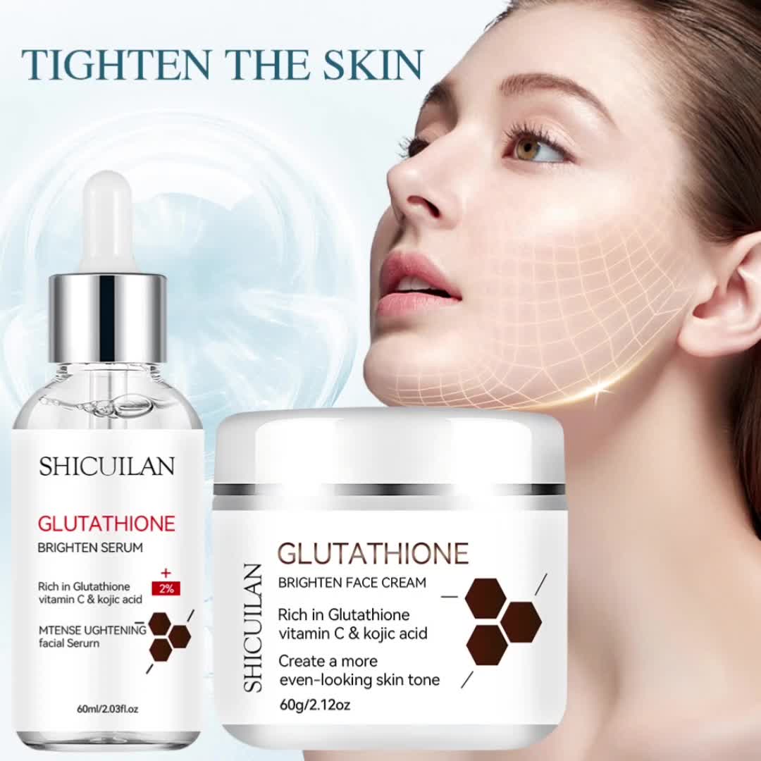 glutathione plus vitamin c cream SHICUILAN Glutathione Brightening Set