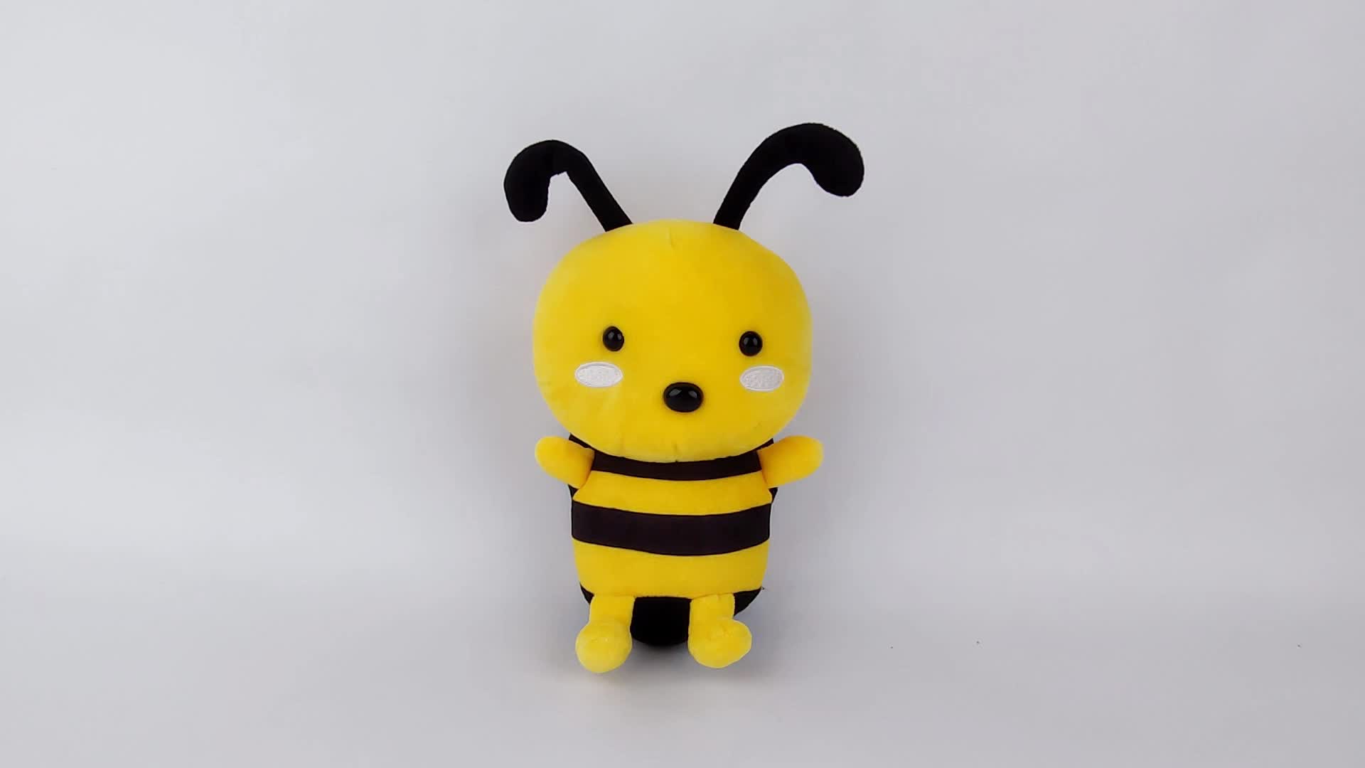 Cartoon Stuffed Bee Plushie, Cute Animal Plush Toy – KEAIART