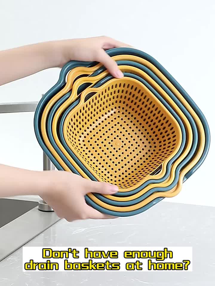 WQJNWEQ Back to School Clearance Items Double Drain Basket Bowl